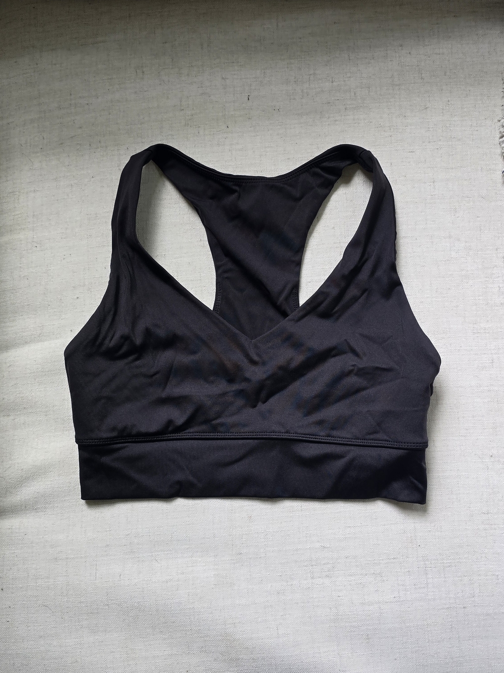 Balance Athletica Black Racerback Sports Bra